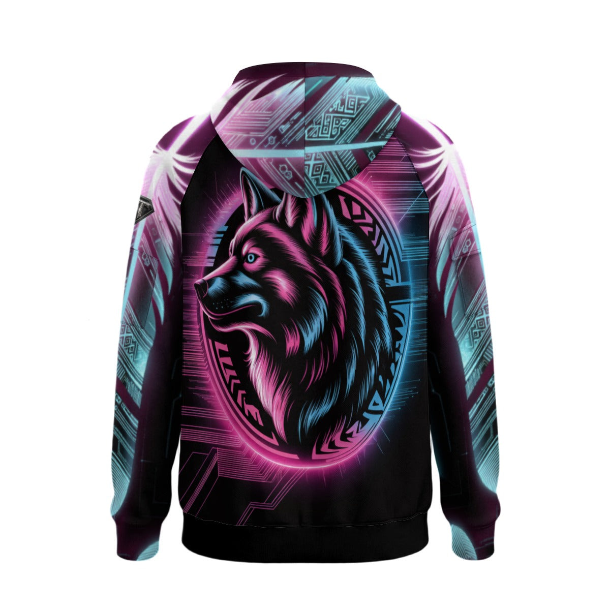 MT Fleece Cyber Wolf Hoodie
