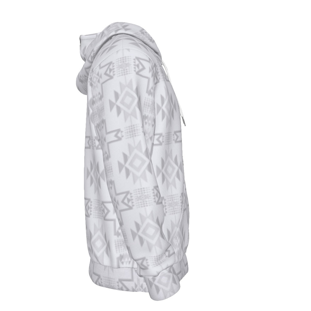 307 Chief white/Black Hoodie